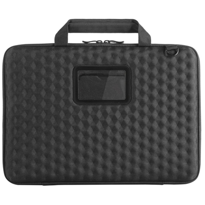 NZSTEM Hard Shell Sleeve for 11.6"-12.1" Laptops - Black with Shoulder Strap - Suitable for BYOD Education Chromebook