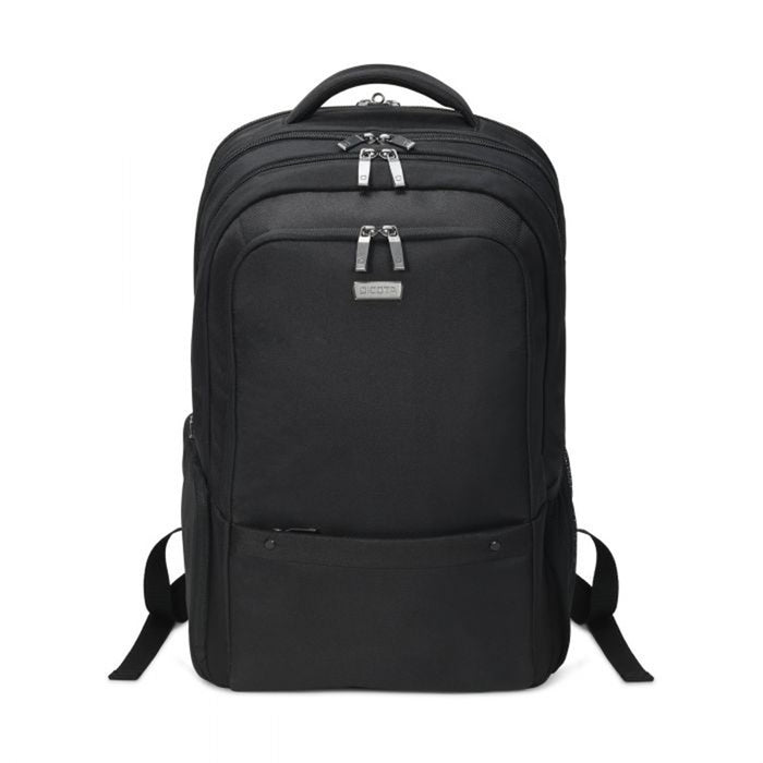 Dicota Eco SELECT Backpack for 13"-15.6" Laptops - Black with Rain Cover & Plenty of Storage Space all at a Low Weight - Suitable For Business & Travel