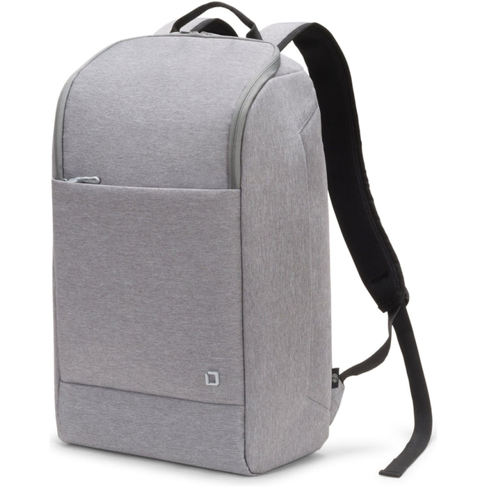 Dicota Eco MOTION 23L Backpack for 13"-15.6" Laptops - Grey Stylish Notebook Backpack with Protective Padding & Lots of Storage Space