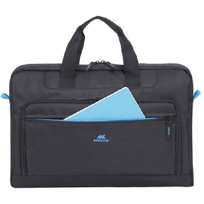 Rivacase Regent Carry Bag for 17.3" Laptops - Black Suitable for Education & Business