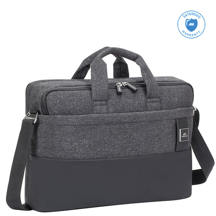 Rivacase Lantau Messenger Bag for 14.1"-15.6" Laptops - Grey Suitable for MacBook Pro 16