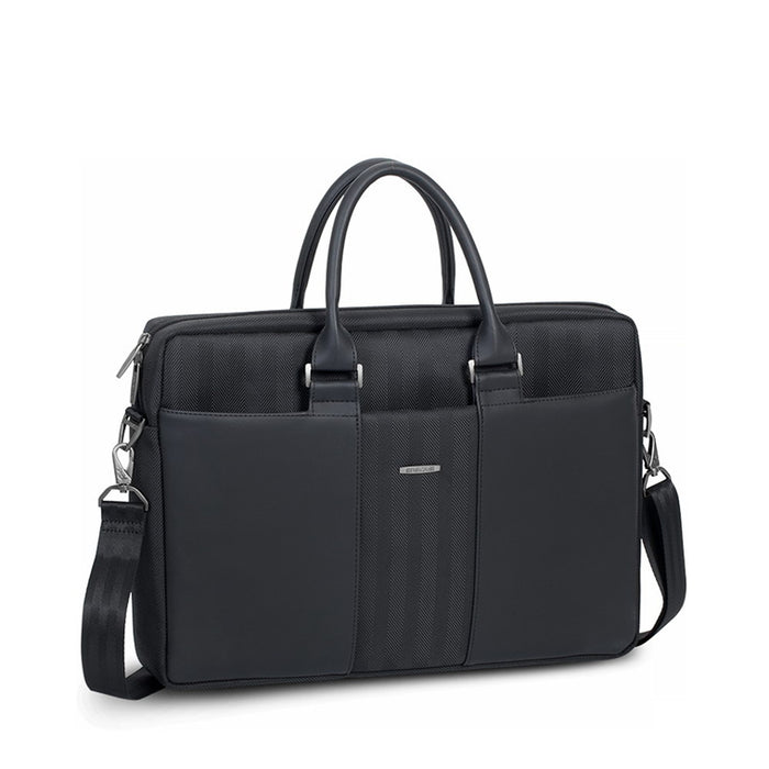 Rivacase Narita Carry Bag for 15.6" Laptops - Black Suitable for Business