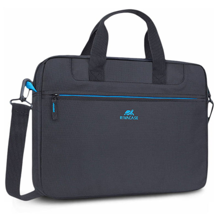 Rivacase Regent Carry Bag for 14" Laptops - Black Suitable for Business