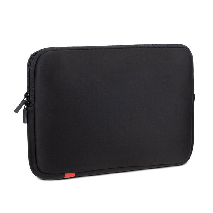 Rivacase Antishock Laptop Sleeve for 13.3" MacBook - Black Memory Foam for Ultimate Protection - Also Fit Ultrabooks & Tablets