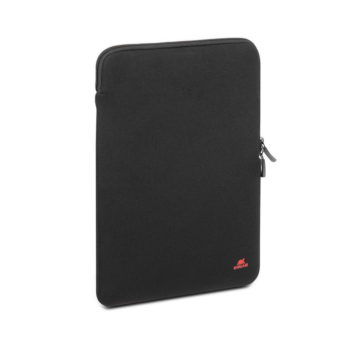 Rivacase Antishock Laptop Vertical Load Sleeve for 13.3"-14" MacBook - Black Memory Foam for Ultimate Protection - Also Fit Ultrabooks & Tablets