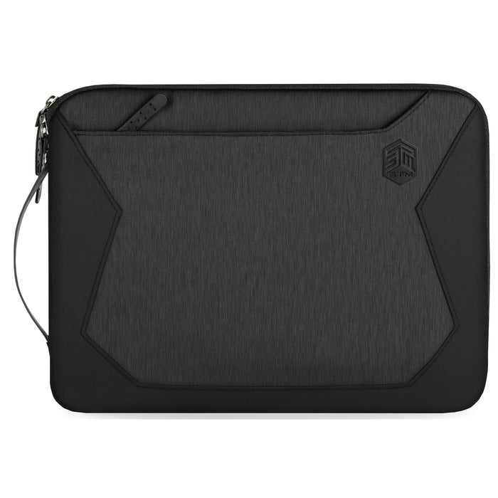STM Myth Laptop Sleeve for 15"-16" MacBook Air & Pro - Magnet Black with Removable Strap