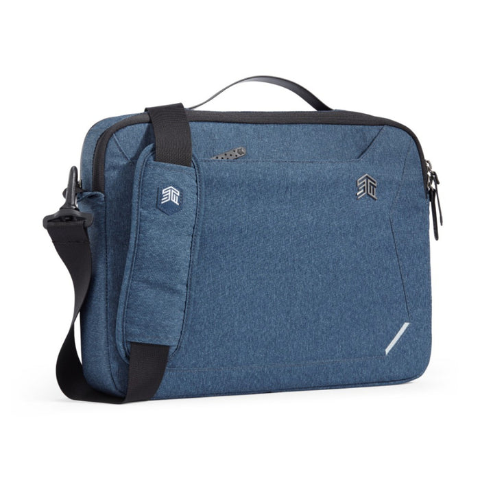 STM Myth Brief Carry Case for 15"-16" MacBook Air / Pro - Slate Blue Also fits 14"-15.6" Laptops