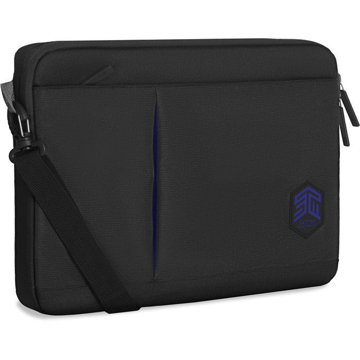 STM Blazer 2023 Laptop Sleeve for MacBook Pro / Air 13"-14" - Black Removable Adjustable Shoulder Strap