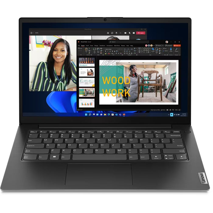 Lenovo V14 G4 14" FHD Laptop AMD Ryzen 5 7520U - 8GB RAM - 256GB SSD - Win 11 Pro - 1Y RTB Warranty - AC WiFi + BT5.1 - Webcam - USB-C (with PD & DP1.2) - HDMI1.4b - RJ45