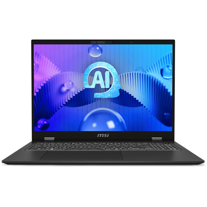 MSI Prestige 16 AI Studio B1UDXG-230NZ 16" QHD+ Laptop Intel Core Ultra 7 155H - 32GB RAM - 1TB SSD - NVIDIA GeForce RTX 3050 6GB - Win 11 Home - 1Y Warranty - Wi-Fi 7 + BT 5.4 - Thunderbolt 4 - HDMI 2.1 - IR Cam - White Backlit Keyboard