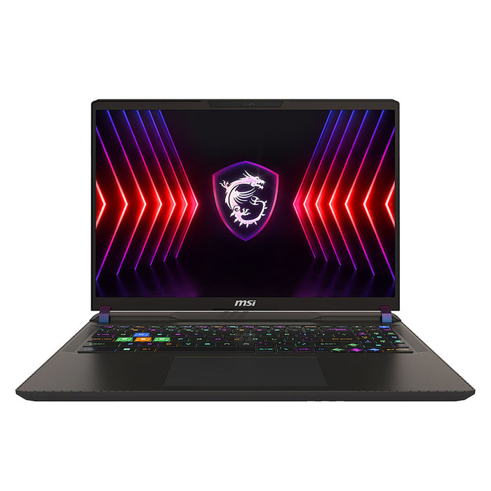 MSI Vector 16 HX A13VHG-637NZ 16" FHD+ 144Hz RTX 4080 Gaming Laptop Intel Core i9-13980HX - 64GB RAM - 2TB SSD (1TB + 1TB ) - NVIDIA GeForce RTX4080 12GB - AX Wi-Fi 6E + BT5.3 - Per-Key RGB Keyboard - Win 11 Home - 2Y Warranty