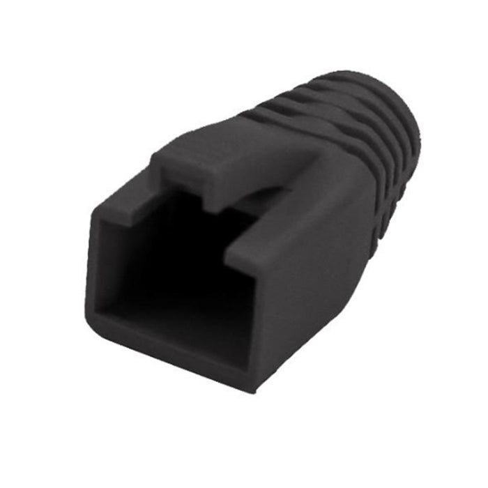 Dynamix SRB-75-BLK-20 Strain Relief Boot         OD: 7.5mm Colour Black. 20Pack.SuitedforCat6AShielded Cable