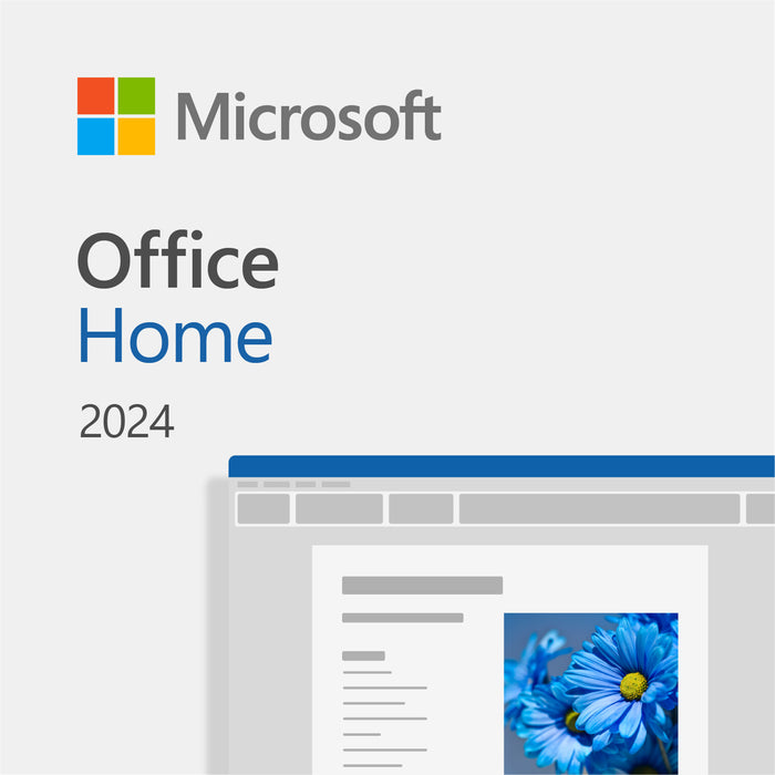 Microsoft Office 2024 Home Medialess for 1 Device Word Excel PowerPoint