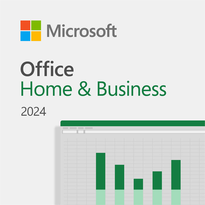 Microsoft Office 2024 Home & Business Medialess for 1 Device Word Excel PowerPoint Outlook