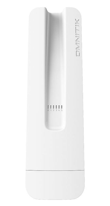 MikroTik OmniTIK 5 POE ac, Dual Chain 802.11an/ac, 2 x 7.5dBi integrated 5GHz Omni antennas, 720MHz CPU, 128MB RAM, 5xGigabit LAN (4 with POE -OUT), POE, RouterOS L4