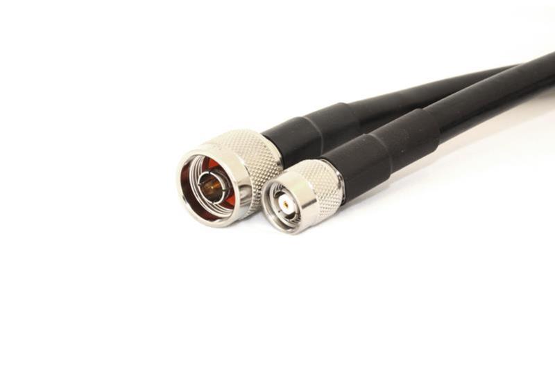 N-Type Male to RP-TNC Male 110cm LLC400 50 Ohm Coax Pigtail