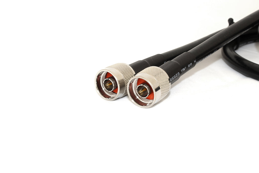 N-Type Male to N-Type Male 10m LLC400 Coax Pigtail