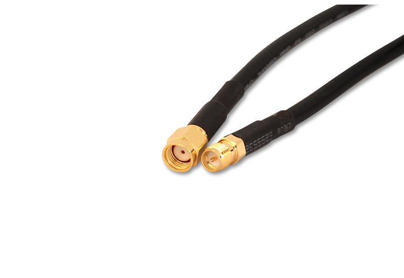 RP-SMA Male to RP-SMA Female 300cm LLC200 Coax Pigtail