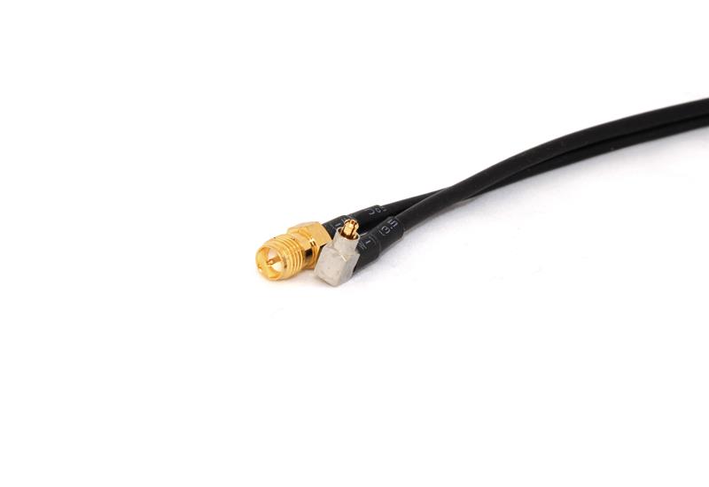 RP-SMA Female to MC Card Right Angle 20cm LLC100 Coax Pigtail