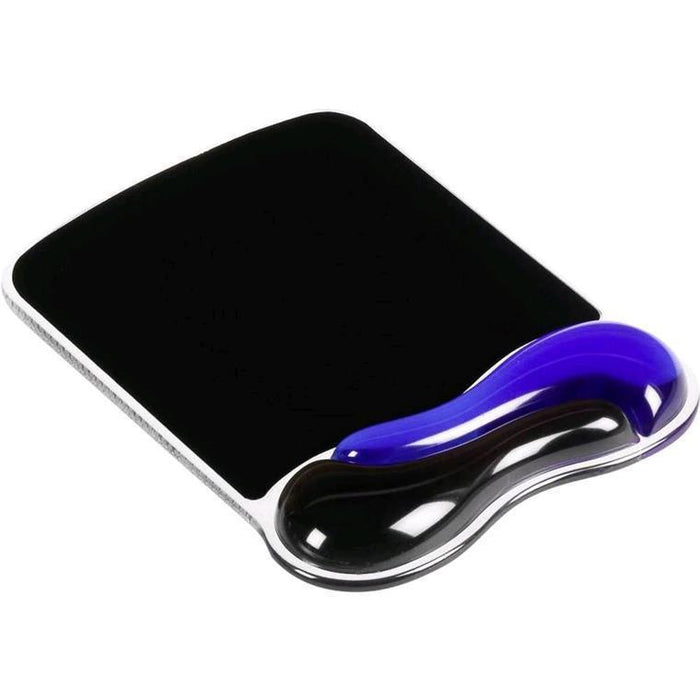 Kensington Duo Gel Mouse Wristrest Wave - Black/Blue