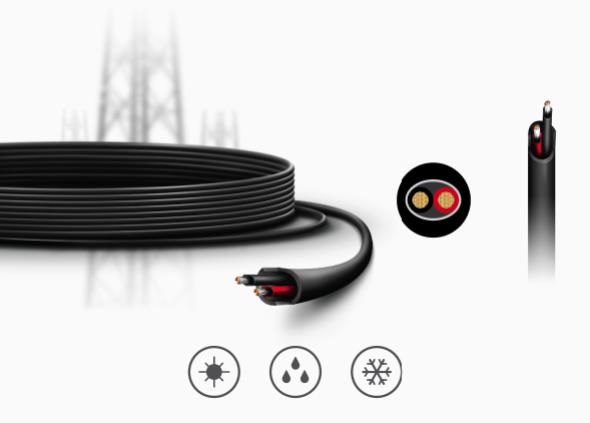 Ubiquiti Power Cable 12 AWG Outdoor DC Power Cable