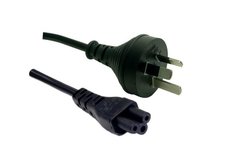 1.8m 3 Pin Clover Mains Power Cord