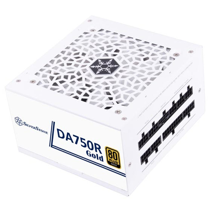 Silverstone DA750R White 750W ATX 3.1 Power Supply 80Plus Gold - Silent running - 120mm fan with 18 dBA - Fully Modular