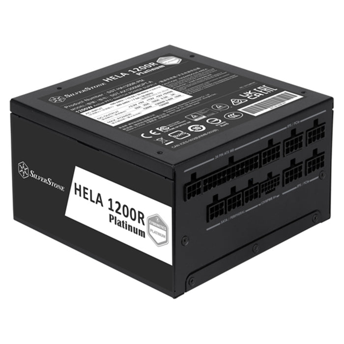 Silverstone HELA HA1200R 1200W ATX 3.1 Plantinum Power Supply Cybenetics Platinum efficiency certification -  Fully Modular