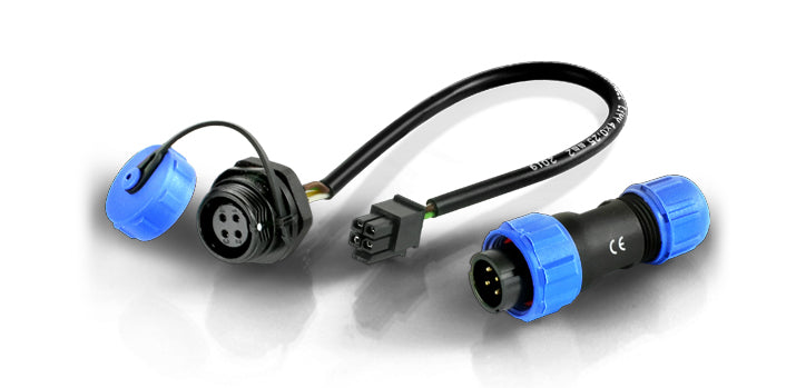 QuWireless Outdoor power socket & plug - 4 PIN set for QuWireless Enclosures QuPS4