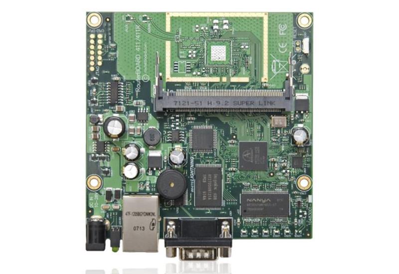 MikroTik RouterBOARD RB411 with one Mini PCI slot