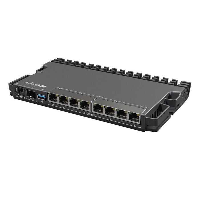 MikroTik RB5009UPr+S+IN Compact Router with 7 x 1GB, 1 x 2.5GB, 1 x 10GB SFP+ and PoE-out