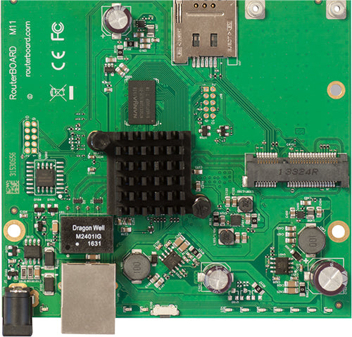 MikroTik RouterBOARD M11G 1Gbps with 880MHz CPU, miniPCIe and SIM Slot