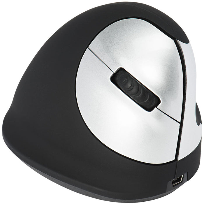 R-go 20HEMRW Wireless Vertical Mouse - Medium - Right Hand