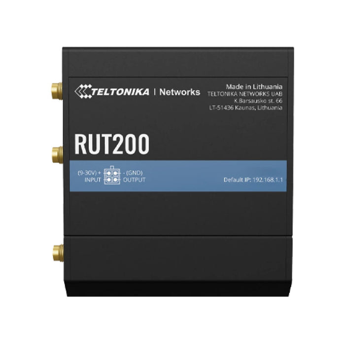 Teltonika RUT200 Industrial 4G/LTE WiFi Cellular Router with Digital IO