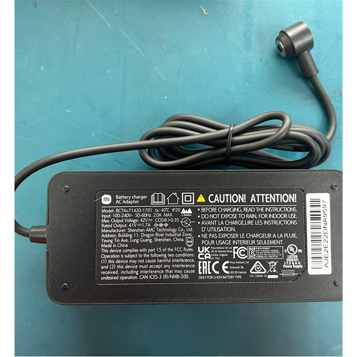 Xiaomi Original BCTA+71420-1701 Scooter Power Charger 41V 1.7A - For Xiaomi Electric Scooter Pro4 Power Cord is not included