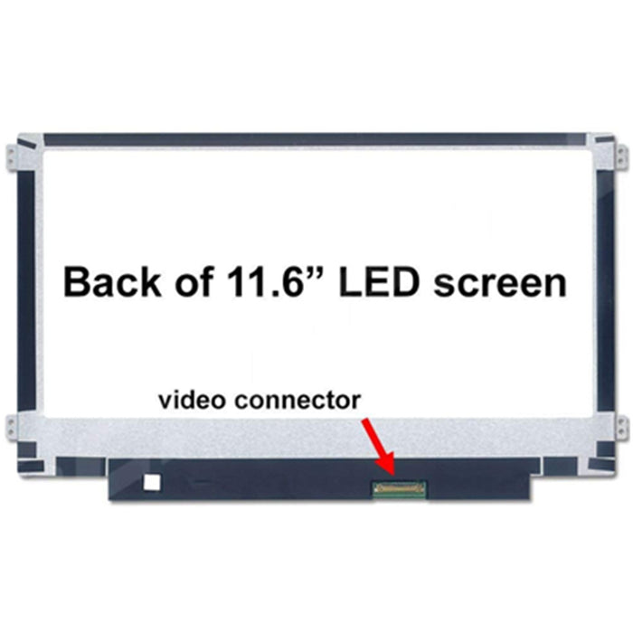 OEM 11.6" 1366x768 30Pin LCD Matte Screen Panel (Screw holes on Left & Right) /12 Month Warranty Compatible Models:N116BGE-EA2/ N116BCA-EA1/EA2/EB1/EB2 N116BGE L32/L21/E42/LA1/EB2/L42/E32/L41/L31/L11 LP116WH7-SPB1/SPB2 B116XAN04.0 B116XAN06.1