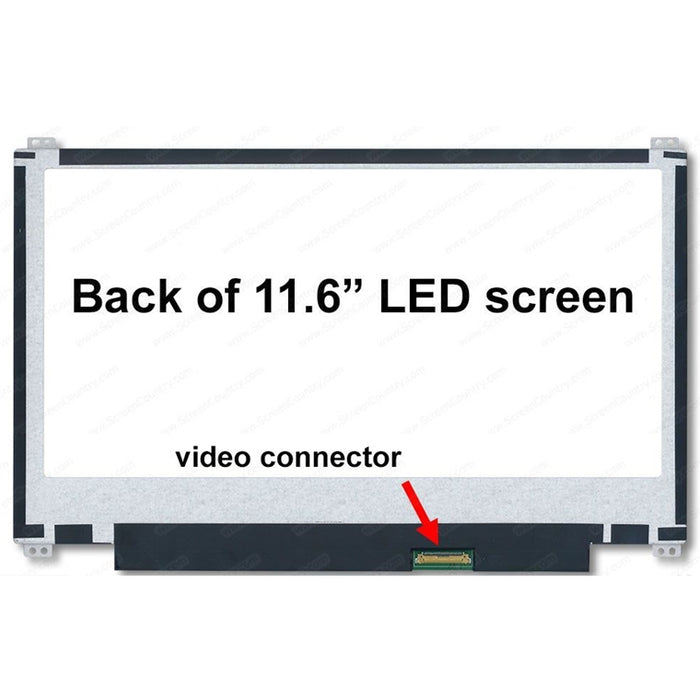 OEM 11.6" 1366x768  30Pin LCD Matte Panel (Screw holes on top& bottom) /12 Month Warranty Compatible Model: B116XTN02.3/NT116WHM-N44