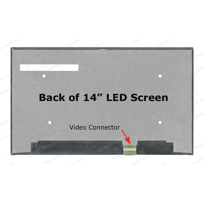 14.0" 30Pin 1920x1080 NV140FHM-N4F LCD FHD Screen (Without Screw Holes) Compatible Model: NV140FHM-N4N B140HAN04.6 NV140FHM-N4U V8.0 LP140WFA-SPMB NV140FHM-N4T N140HCA-E5C