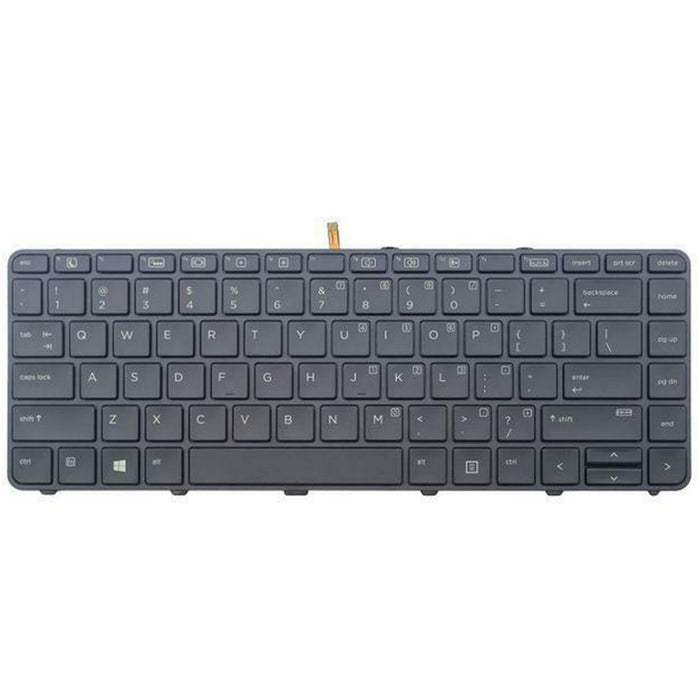 HP Probook 430 G3 440 G3 430 G4 440 G4 640 G2 645 G2 US Backlit Keyboard (with Black Frame) PN: 830325-001 826368-001 906763-001