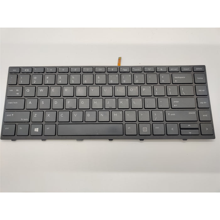 OEM HP Probook 430 G5 440 G5 445 G5 / ProBook X360 440 G1 US Backlit Keyboard (with Black Frame) PN: L28406-001 L21584-001