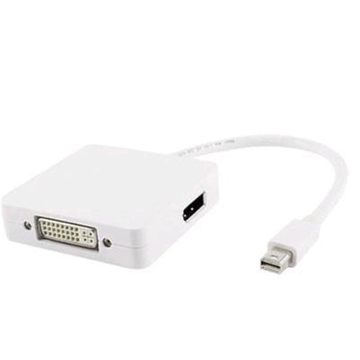 Mini DisplayPort to HDMI + DVI + DisplayPort Adapter accessory for Apple iMac or MacBook Air Macbook Pro Mac Mini