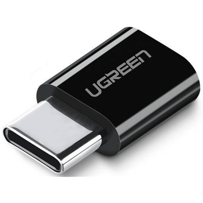 UGREEN USB-C Male to Micro USB Female Convertor Adaptor Support QC+ OTG - Black