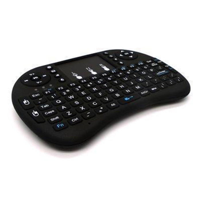 Raspberry Pi Mini Wireless Rechargeable Keyboard With Touchpad Mouse (Black) Drive Free for Windows MAC OS X Android Linux etc.