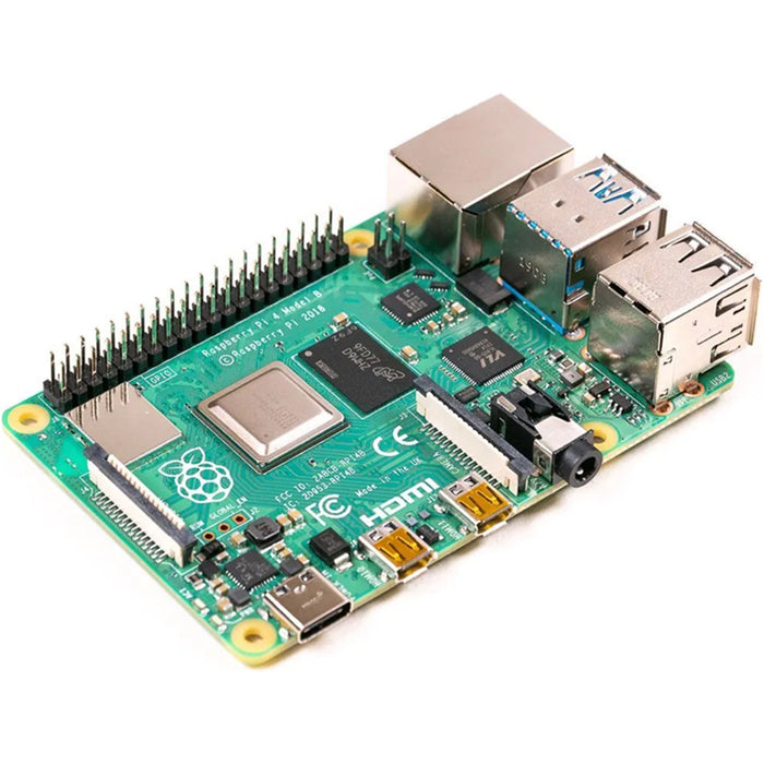 Raspberry Pi 4 Model B 8GB LPDDR4 Quad Core Cortex-A72 64-bit SoC 1.5GHz 8GB LPDDR4-3200 SDRAM 40 pin GPIO Dual Micro HDMI Video Output Supports 4kp60 Dual Band WIFI & Bluetooth