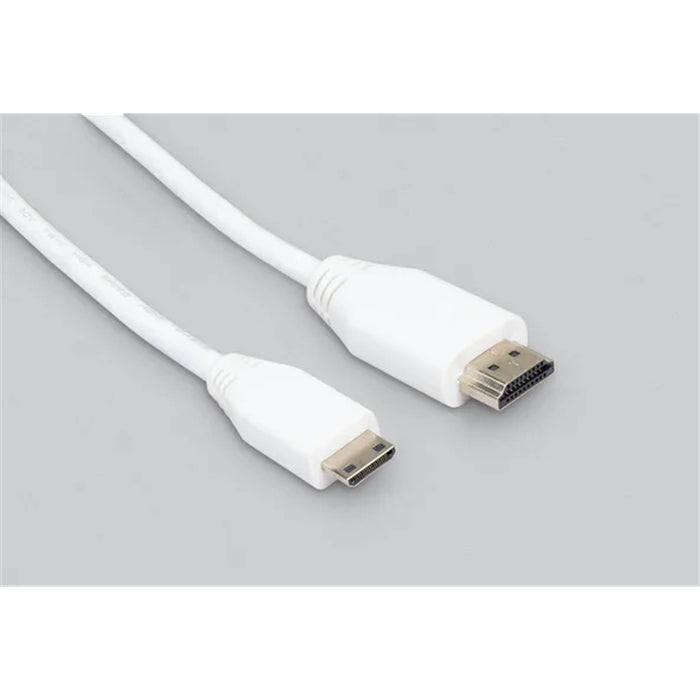 Raspberry Pi Official Cable White Mini HDMI to Standard HDMI HDMI A/Male to Mini HDMI C/Male 1m Cable