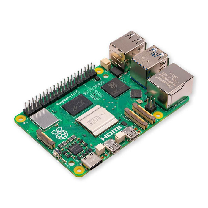 Raspberry Pi 5 4GB LPDDR4 2.4GHz Quad-Core ARM Cortex-A76 - Dual 4K Displays - LPDDR4X-4267 SDRAM - PCIe 2.0 - Dual-Band 802.11ac Wi-Fi - Bluetooth - Support PoE+