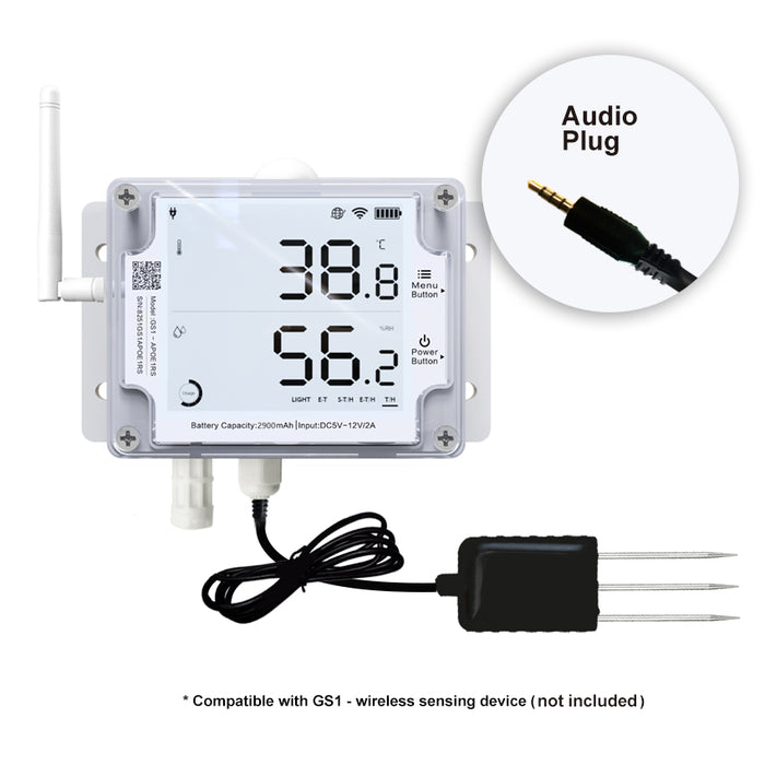 Ubibot Soil-Probe-3M-R-Audio Soil Temperature and Moisture Probe for GS1 3 Metres