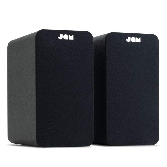 Jam Audio Wireless Bookshelf Speakers 4" Bass Drivers - 0.75" Tweeters - Bluetooth / RCA / 3.5mm Inputs