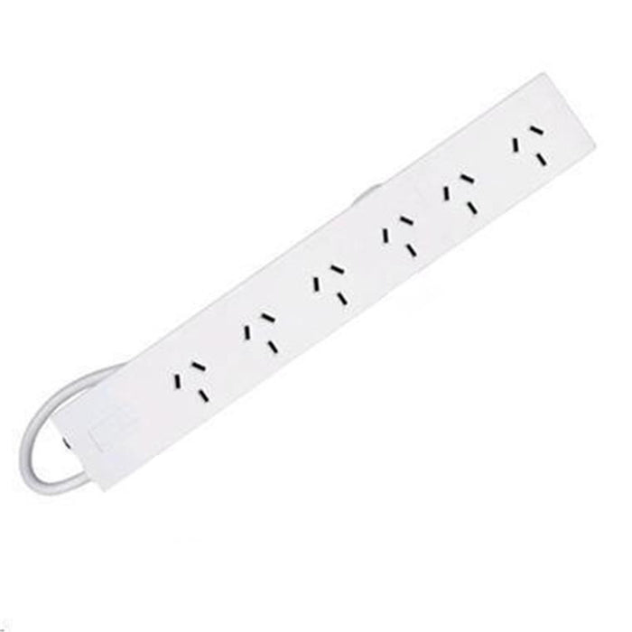 Neway 6 Outlet Powerboard with Switch and Over-Current & Surge Protection 1m Cord - SAA Approved Wire:3G1.0MM2 Length: - AU/NZ