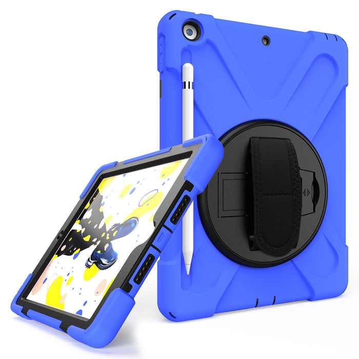 NZSTEM For iPad 10.2 Blue Tough Cover Shock Proof Case Fit 7th & 8th & 9th 2019 / 2020 / 2021 Shock Proof Tough Case Cover Protector Designed by NZSTEM